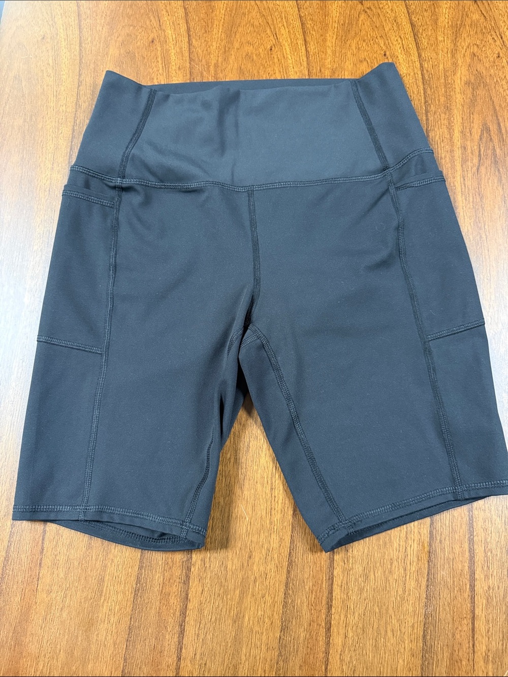 Women's Black Biker Shorts